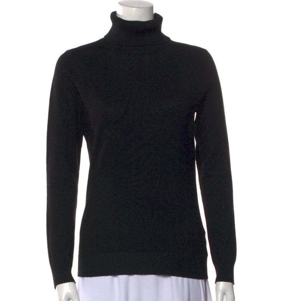 Theory Turtleneck Sweater, Black, Small